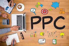 PPC advertising campaign dashboard showing paid search performance metrics